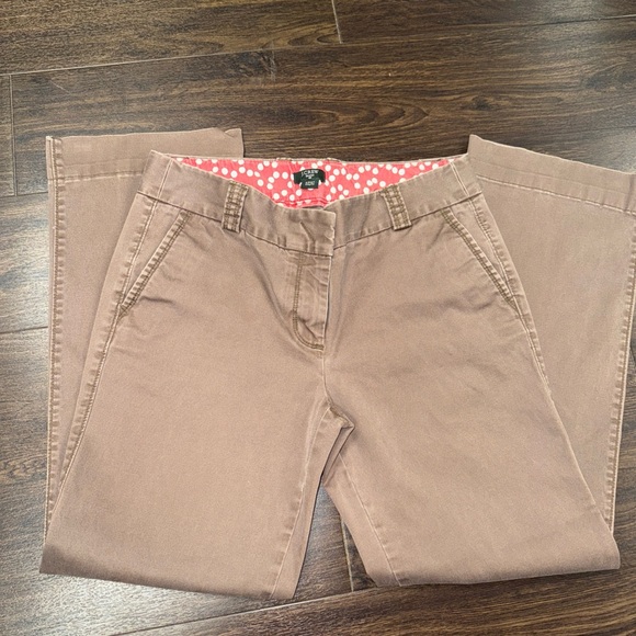 J. Crew Denim - J. Crew Women's City Fit Twill brown Chino‎  Size 6